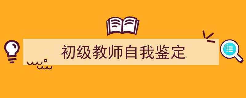 精心挑选《初级教师自我鉴定》相关文章文案。(精选5篇)"/