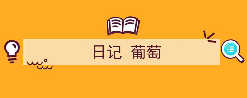写作《日记