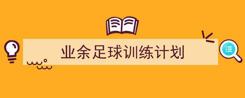 推荐《业余足球训练计划》相关写作范文范例（精选5篇）"/