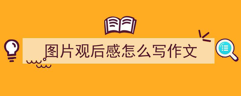 写作《图片观后感怎么写作文》小技巧请记住这五点。（精选5篇）"/