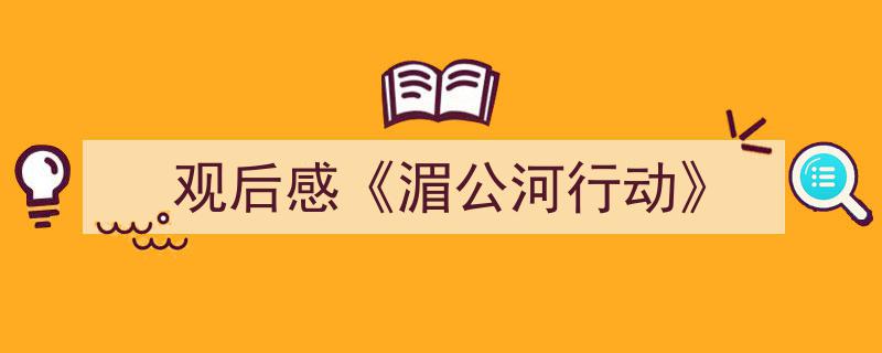 观后感《湄公河行动》如何写我教你。（精选5篇）"/
