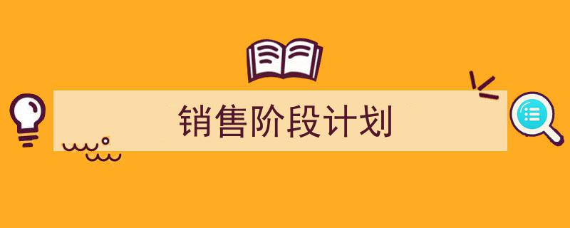 如何写《销售阶段计划》教你5招搞定！（精选5篇）"/