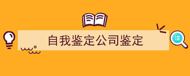3招搞定《自我鉴定公司鉴定》写作。（精选5篇）"/