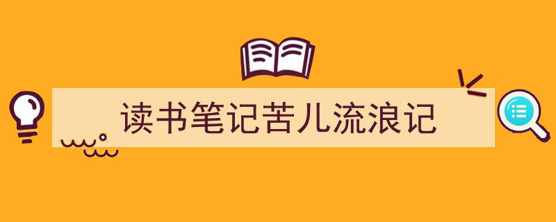 手把手教你写《读书笔记苦儿流浪记》,（精选5篇）"/