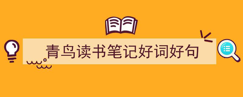 一篇文章轻松搞定《青鸟读书笔记好词好句》的写作。（精选5篇）"/