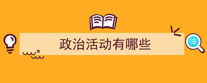 推荐《政治活动有哪些》相关写作范文范例（精选5篇）"/